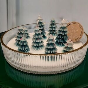 🇺🇸NEW ASPEN Green Christmas Tree Candle.